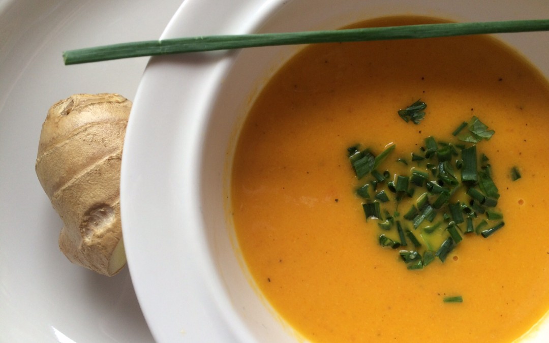 Low Fodmap: Karotten Ingwer Suppe